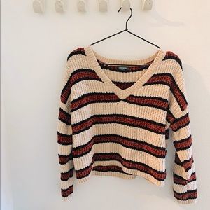 Wild Fable striped chenille sweater